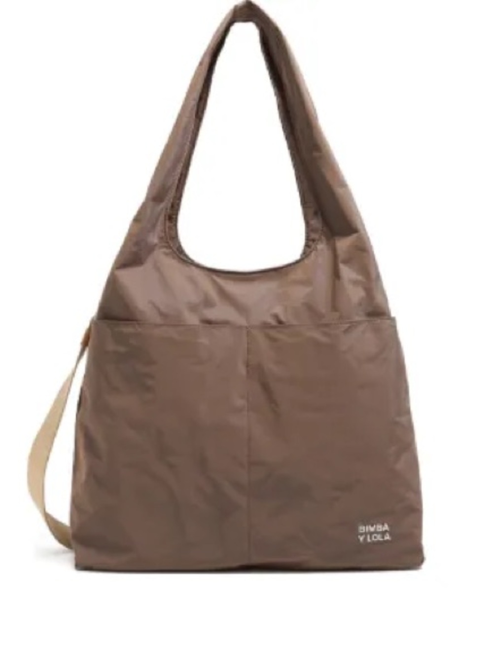 Bimba y Lola Brown Crossbody Tote Bag